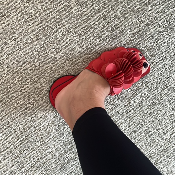 Manolita Fashion flat sandal. 100% leather. Made in Brazil - Picture 6 of 14